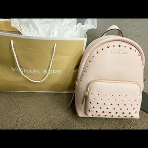 New Michael Kors Erin Mini blush pink backpack